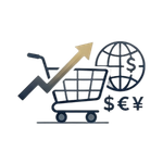 Scalable online stores with global payment logic, supporting USD and MXN for international growth.